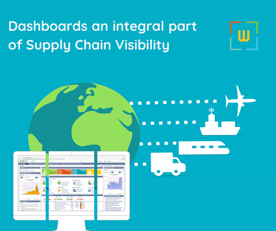 Dashboards as an integral part of supply chain visibility.